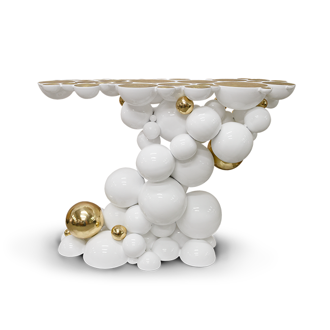 Консоль  Boca do Lobo Newton White Console | interior market
