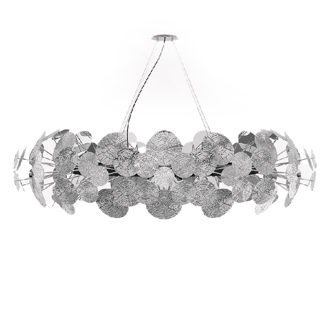Потолочный светильник Boca do Lobo Newton Silver Chandelier | interior market Потолочный светильник Boca do Lobo Newton Silver Chandelier | interior market