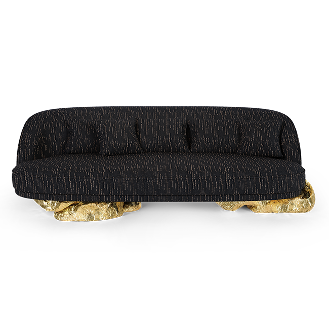 Диван Boca do Lobo Angra Black Sofa | interior market