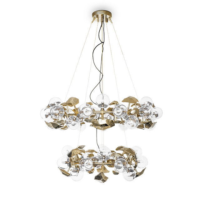 Потолочный светильник Boca do Lobo Hera Round II Suspension Lamp | interior market Потолочный светильник Boca do Lobo Hera Round II Suspension Lamp | interior market