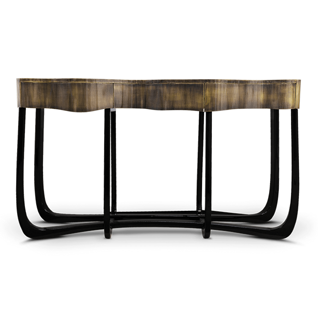 Консоль  Boca do Lobo Sinuous Patina Console | interior market