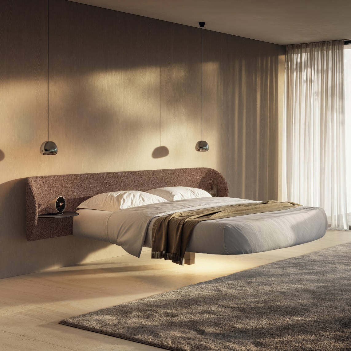 Подвесная кровать Lago Roundy Fluttua | interior market