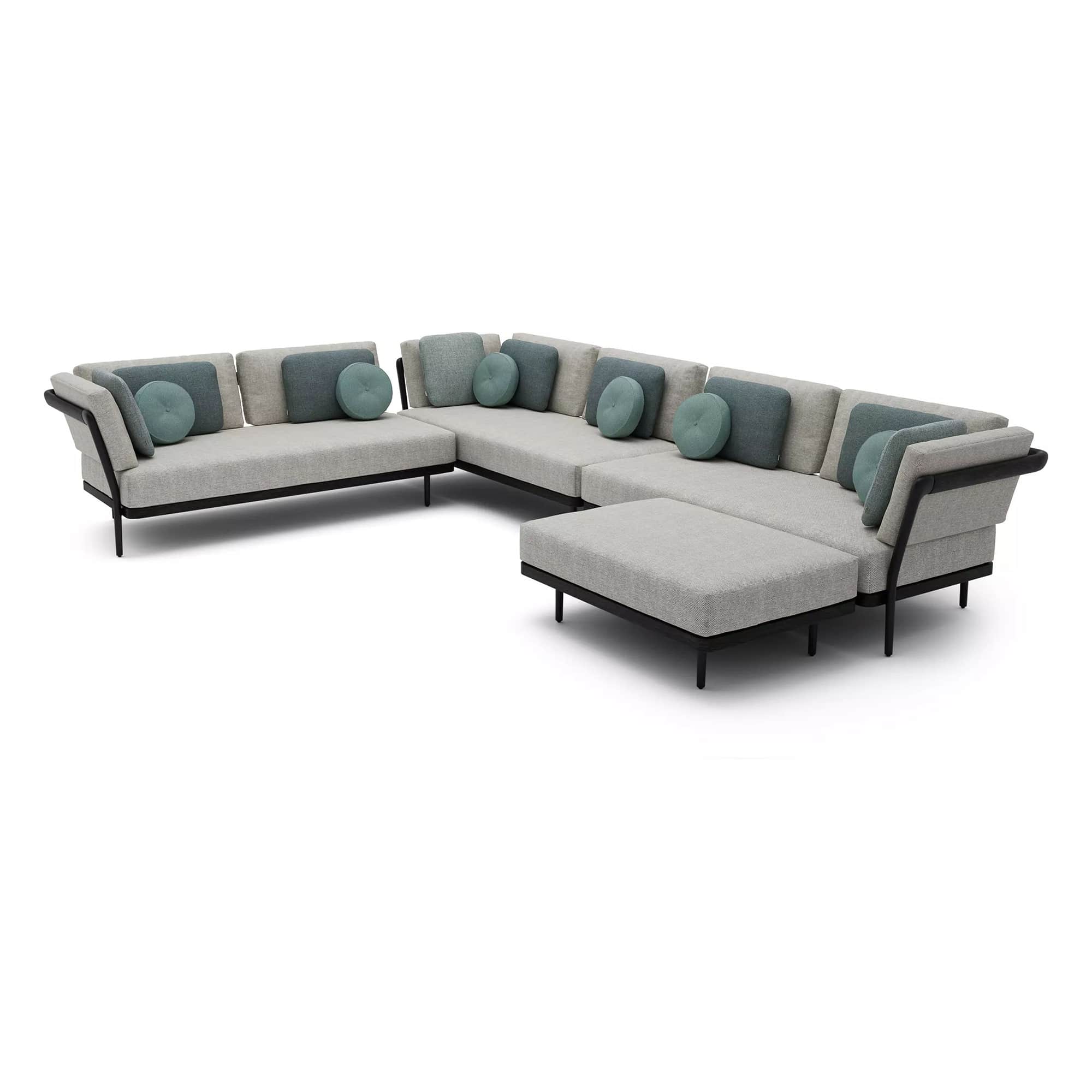 Угловой диван для улицы Manutti Flows | interior market