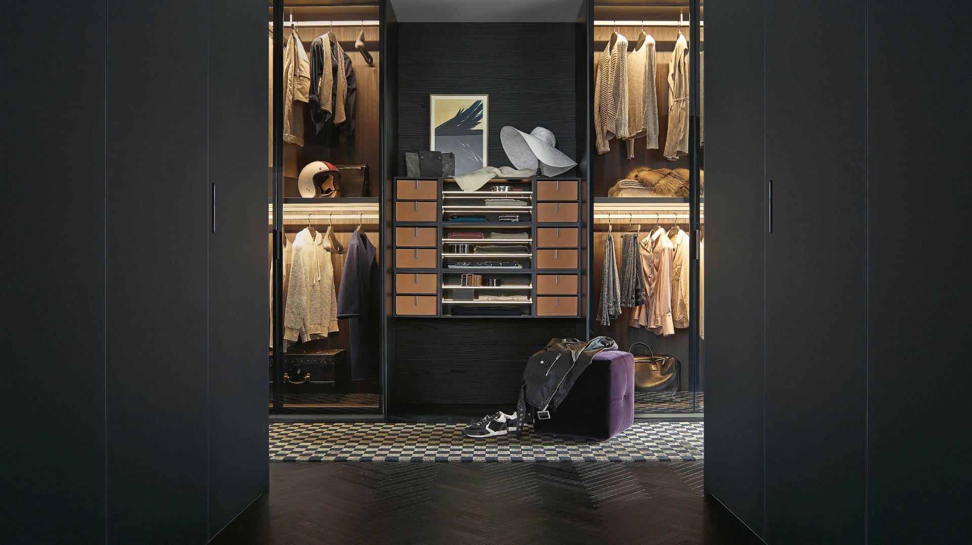 Гардеробная система Poliform Senzafine | interior market