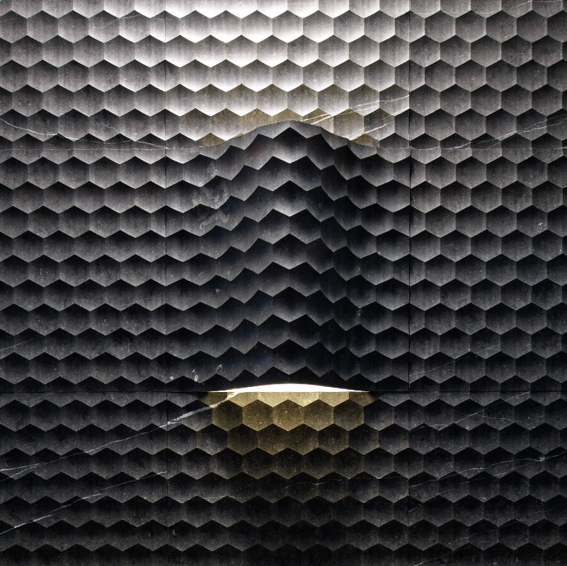Стеновая панель Lithos Design Favo curve luce | interior market