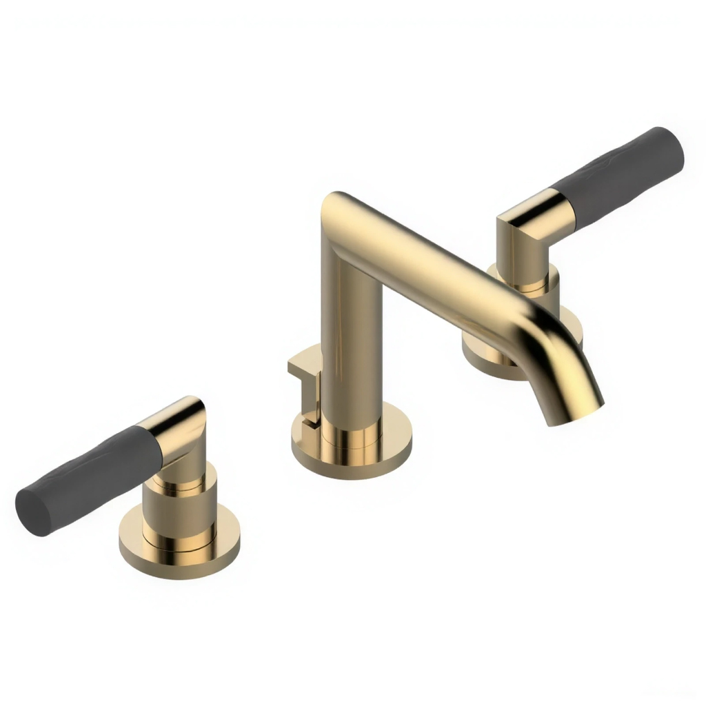 Смеситель для раковины THG Bambou Black Crystal | interior market