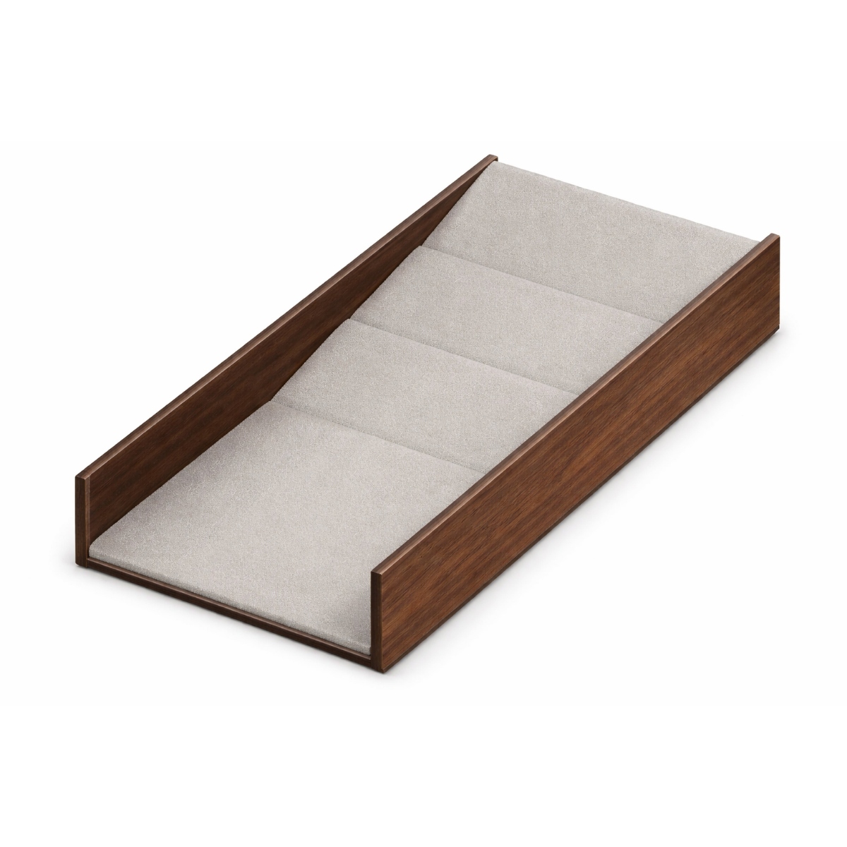 Контейнер для сережек 15*25*5h Brown wallnut/grey | interior market