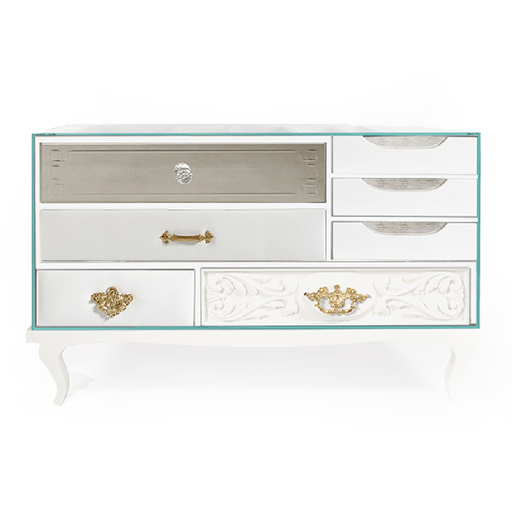 Прикроватная тумба Boca do Lobo Soho White Bedside Table | interior market Прикроватная тумба Boca do Lobo Soho White Bedside Table | interior market