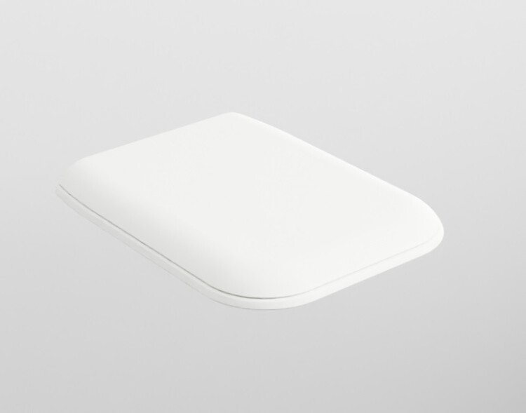 Сиденье для унитаза, Cielo, Shui Comfort, шг 375*470, цвет-Talco, тип дефекта - точки | interior market