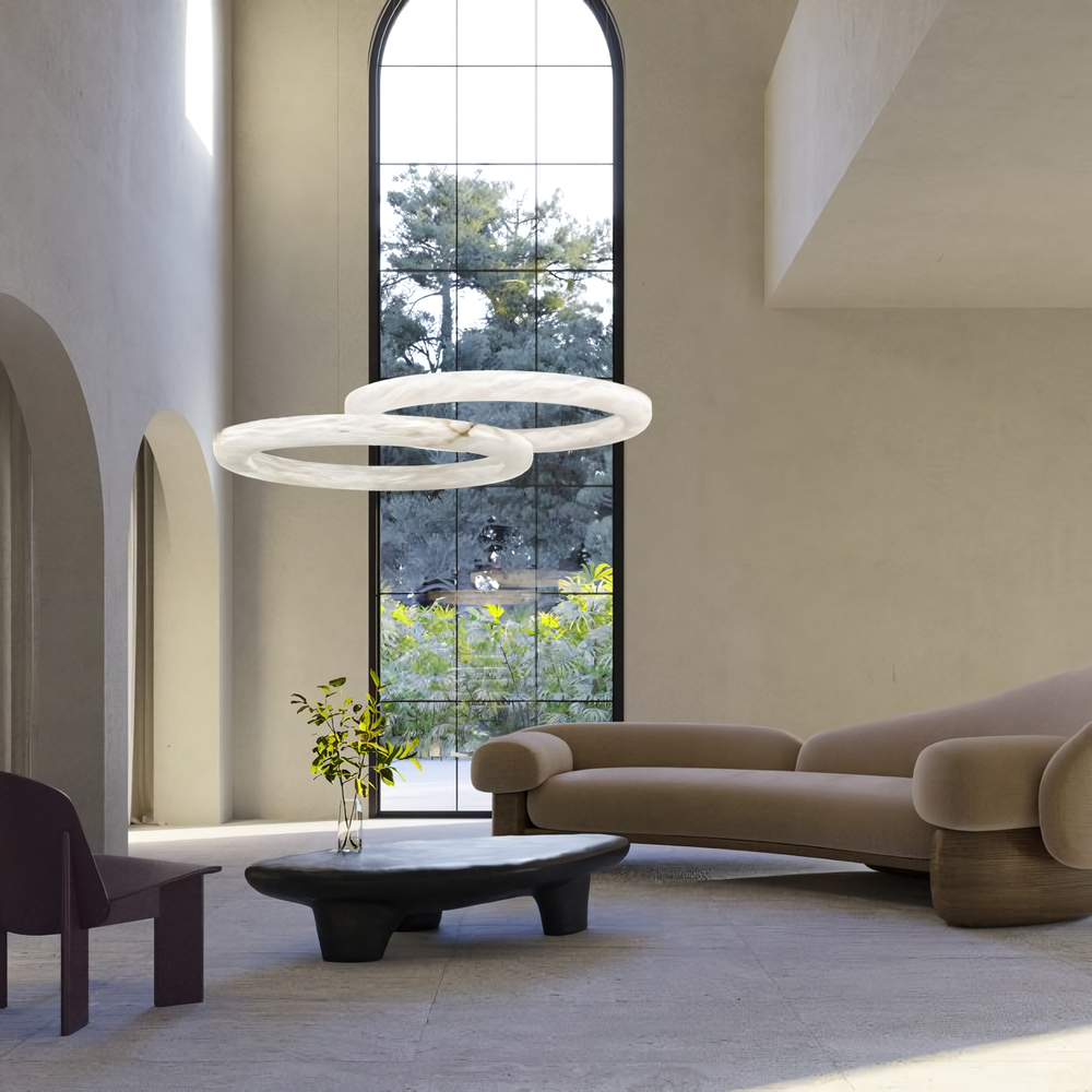Потолочный светильник  United Alabaster Halo | interior market