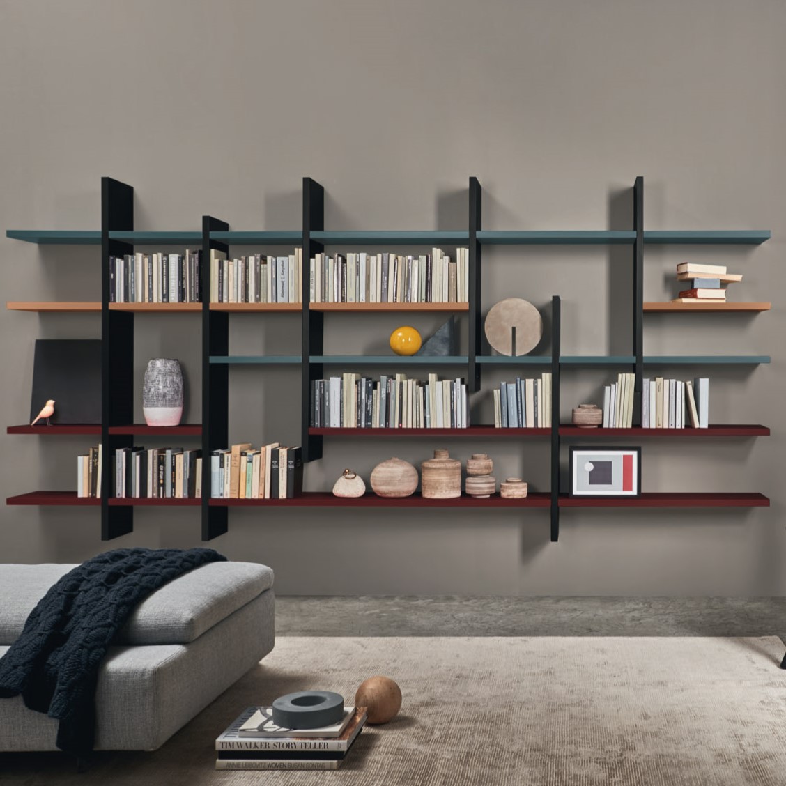 Настенный стеллаж Sangiacomo Lampo Mensole | interior market