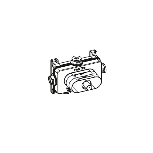 Fantini 1900D400A Термостатический встраиваемый смеситель для душа, 3/4'' • Внутренняя часть | interior market
