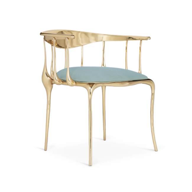 Обеденный стул Boca do Lobo Nº 11 Light Blue Chair | interior market