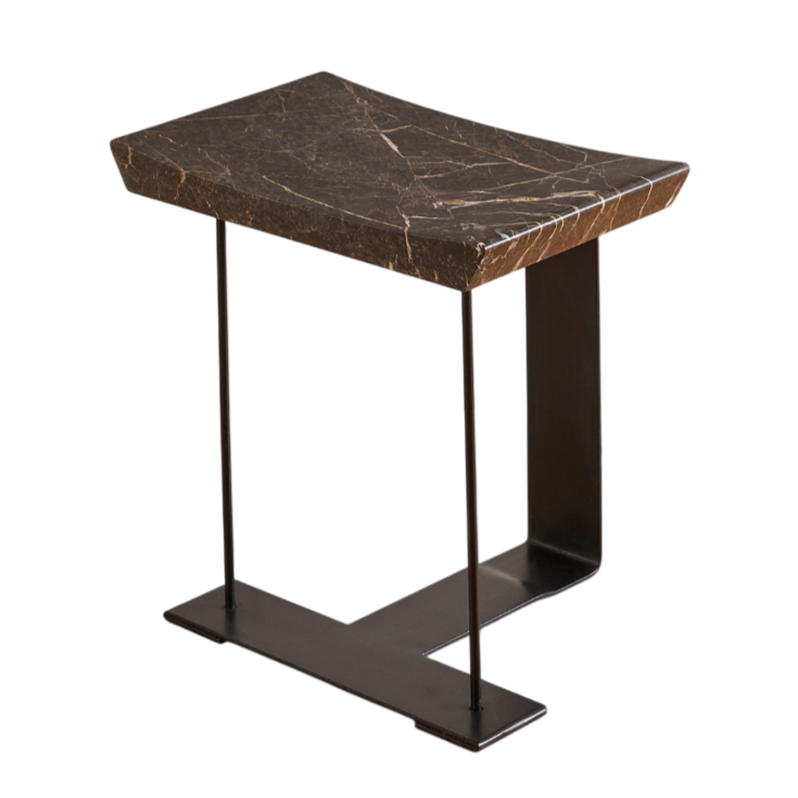 Табурет Pierre Chareau Marbre et métal | interior market