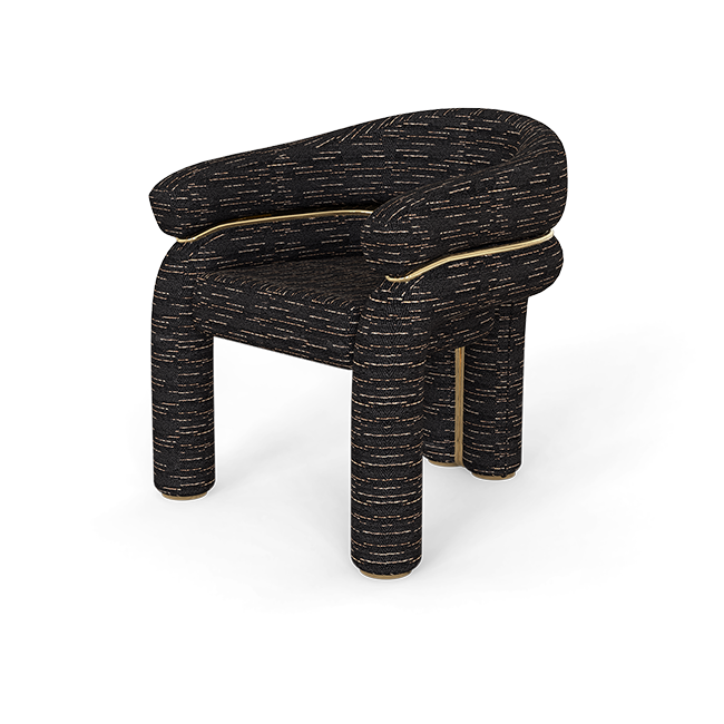 Обеденный стул Boca do Lobo Elara Black Chair | interior market