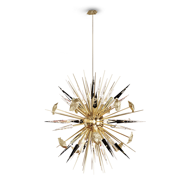 Потолочный светильник Boca do Lobo Outburst Black Chandelier | interior market Потолочный светильник Boca do Lobo Outburst Black Chandelier | interior market