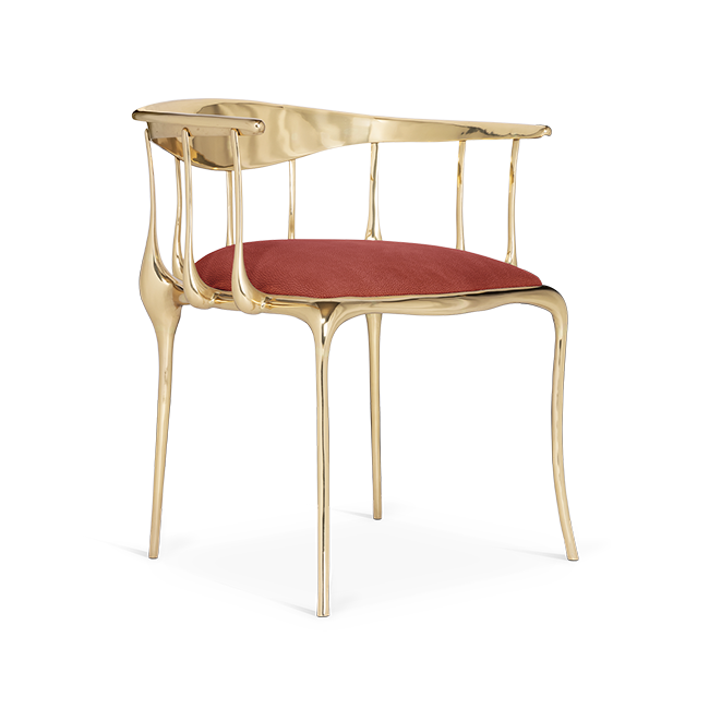 Обеденный стул Boca do Lobo Nº 11 Burgundy Chair | interior market