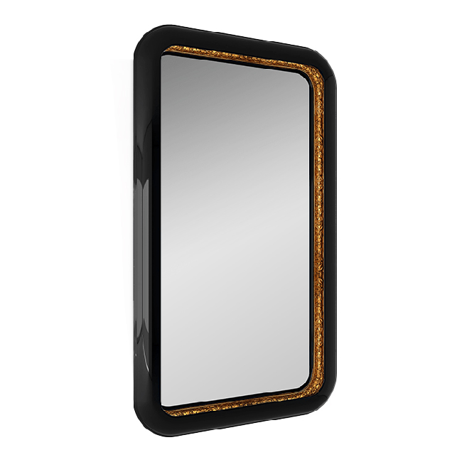 Зеркало интерьерное Boca do Lobo Ring Rectangular Mirror | interior market Зеркало интерьерное Boca do Lobo Ring Rectangular Mirror | interior market