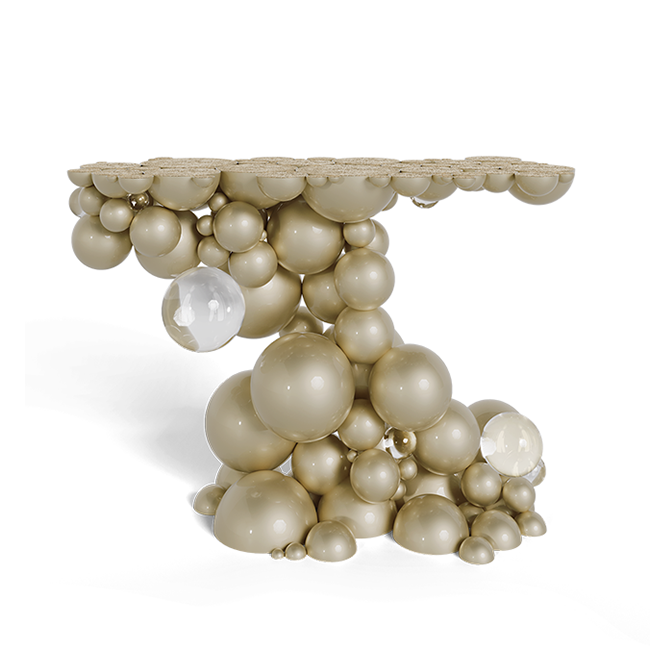 Консоль  Boca do Lobo Newton Gold Console | interior market