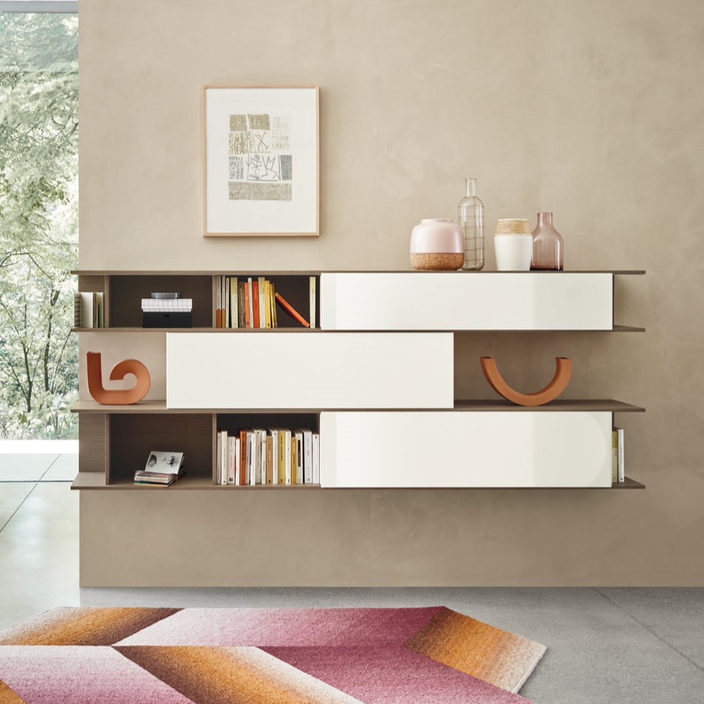 Настенный стеллаж Sangiacomo Lampo Alias | interior market