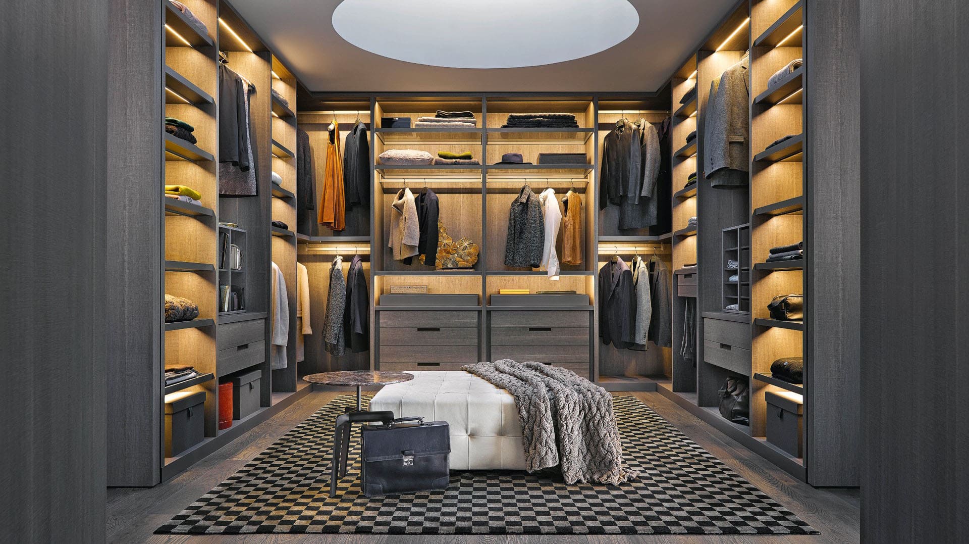 Гардеробная система Poliform Senzafine | interior market