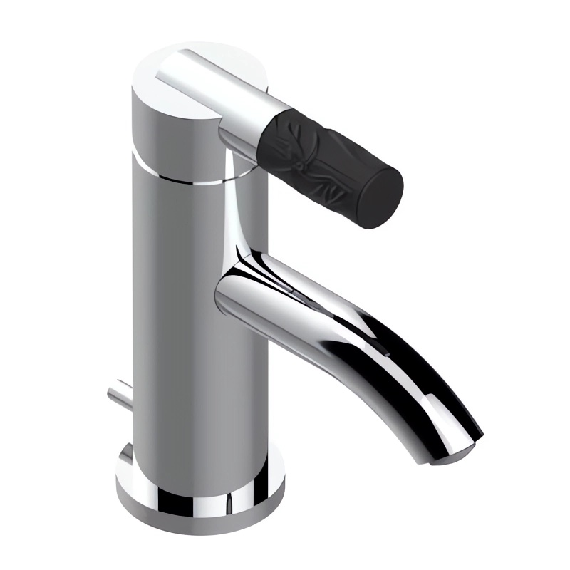 Смеситель для раковины THG Bambou Black Crystal | interior market