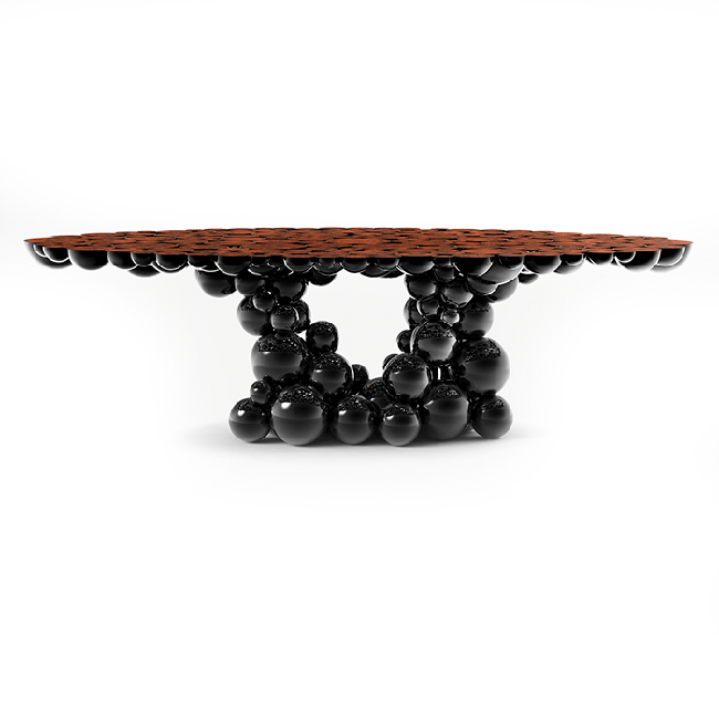 Обеденный стол Boca do Lobo Newton Black Walnut Dining Table | interior market Обеденный стол Boca do Lobo Newton Black Walnut Dining Table | interior market