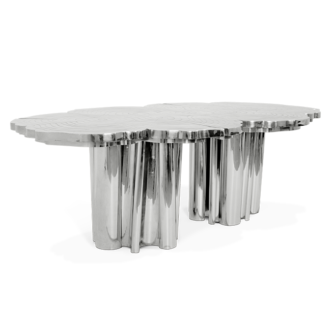 Обеденный стол Boca do Lobo Fortuna Inox Dining Table | interior market Обеденный стол Boca do Lobo Fortuna Inox Dining Table | interior market