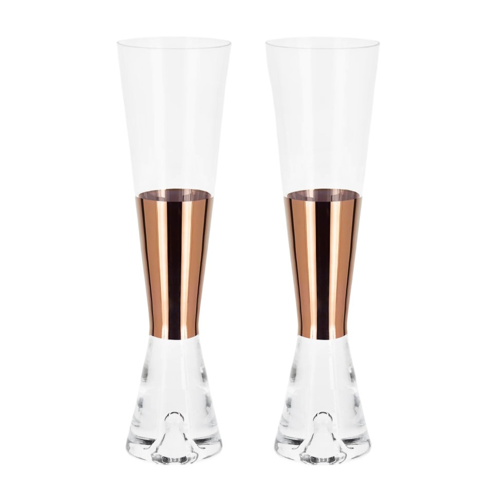 Набор бокалов для шампанского Tom Dixon Tank Champagne Glasses Set | interior market Набор бокалов для шампанского Tom Dixon Tank Champagne Glasses Set | interior market