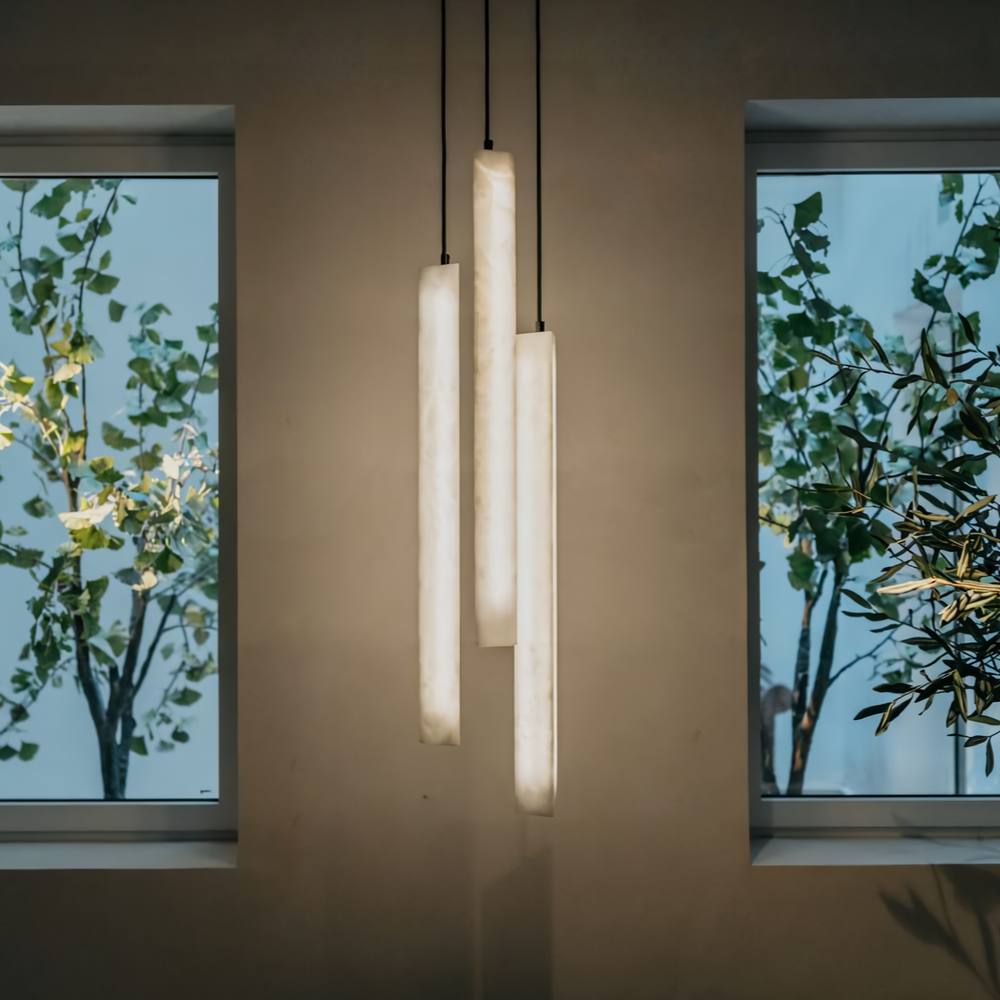 Потолочный светильник United Alabaster TRIANGULAR TUBE | interior market Потолочный светильник United Alabaster TRIANGULAR TUBE | interior market