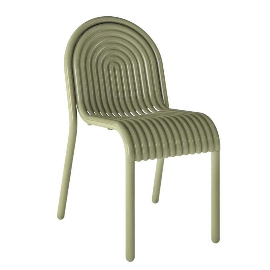 Стул для улицы Tom Dixon Groove Side Chair | interior market