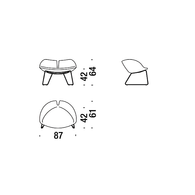 Стул Moroso FJORD - фото-3 | interior market