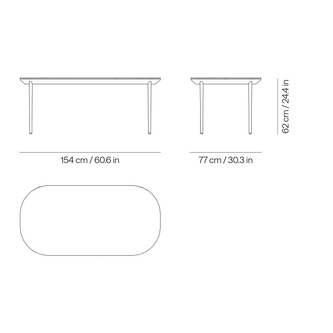 Обеденный стол для улицы Point 1920 Amba - фото-2 | interior market