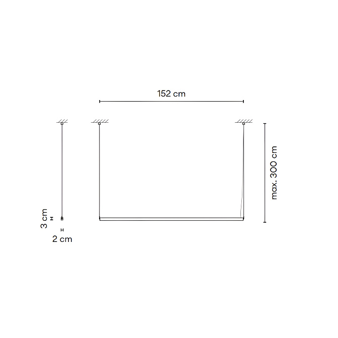 Потолочный светильник  Vibia Sticks solo - фото-3 | interior market
