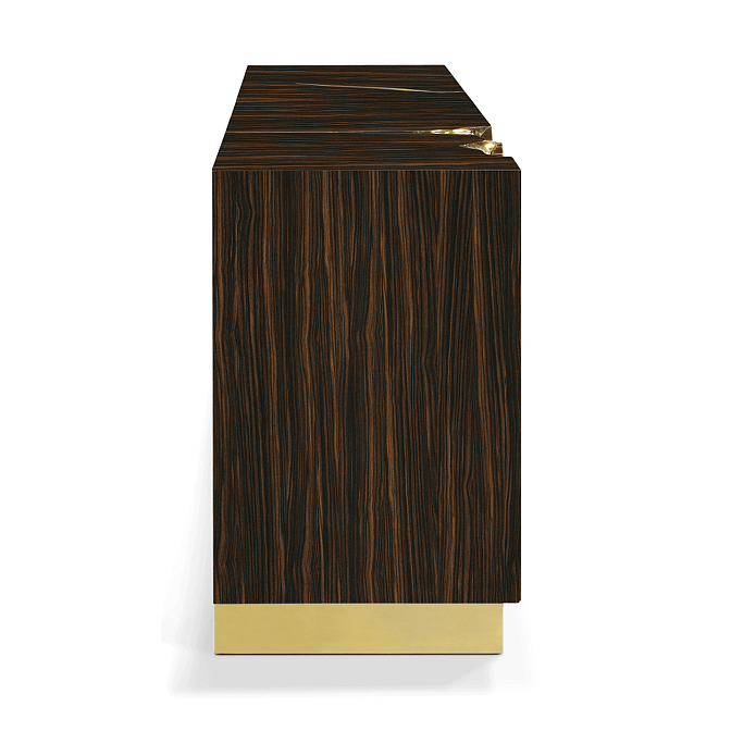 Комод Boca do Lobo Lapiaz Ebony - фото-3 | interior market