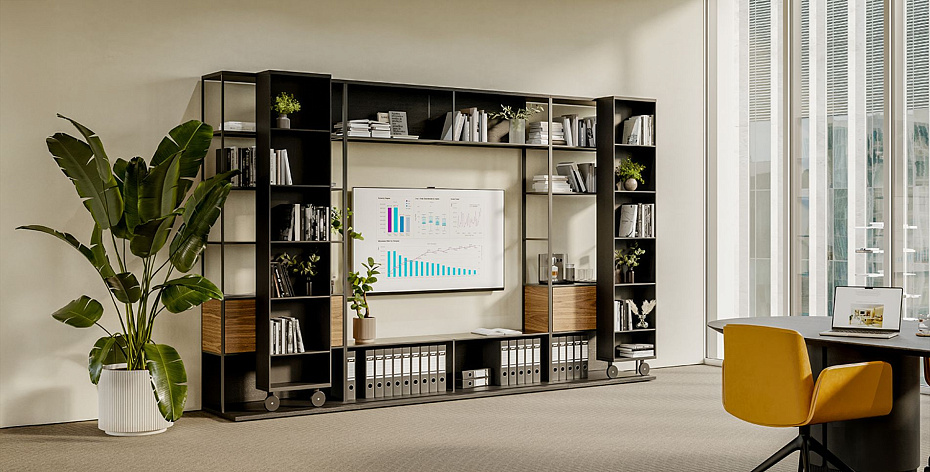 Стенка под ТВ PUNT LITERATURA OPEN TV - фото-2 | interior market