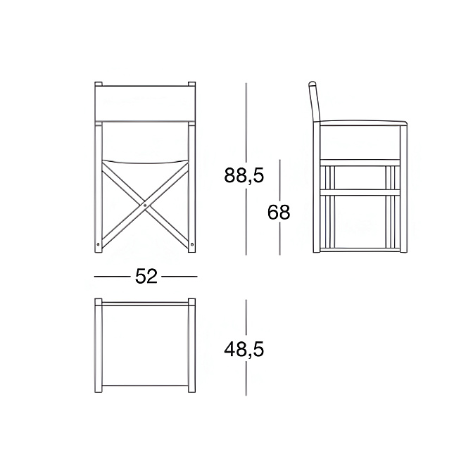 Стул для улицы Longhi Stadel - фото-4 | interior market