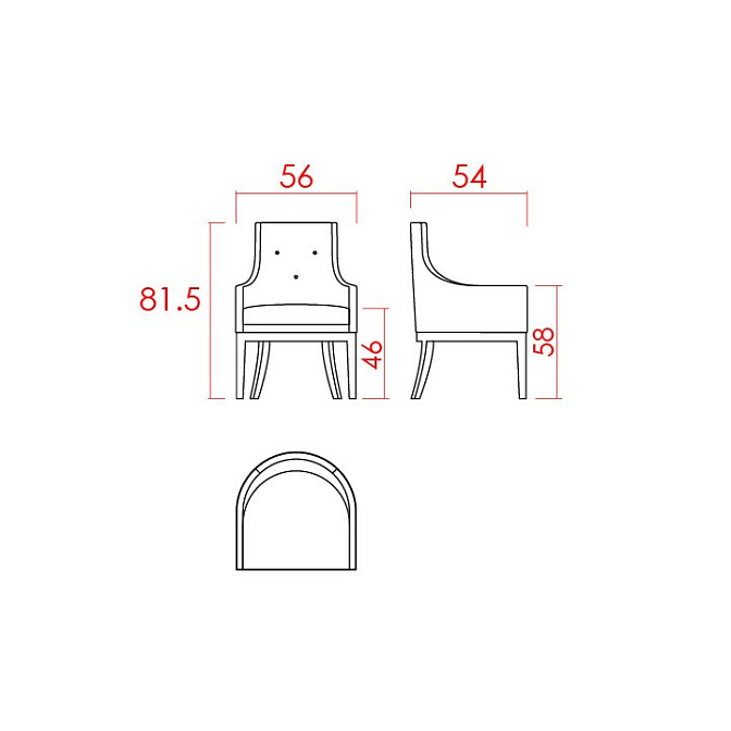 Кресло JNL Saphir - фото-4 | interior market