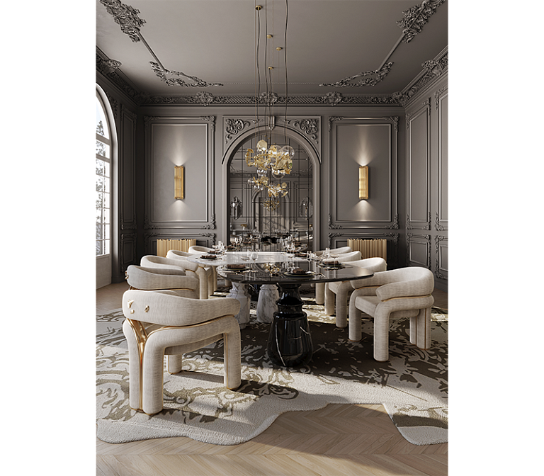 Обеденный стул Boca do Lobo Elara Black Chair - фото-6 | interior market