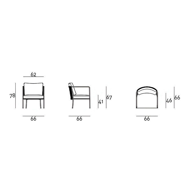 Кресло Living Divani Cafè - фото-4 | interior market