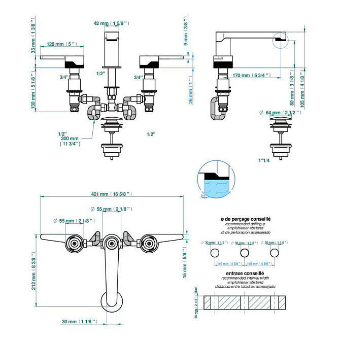 Смеситель для раковины THG ZOOM.12 - фото-2 | interior market