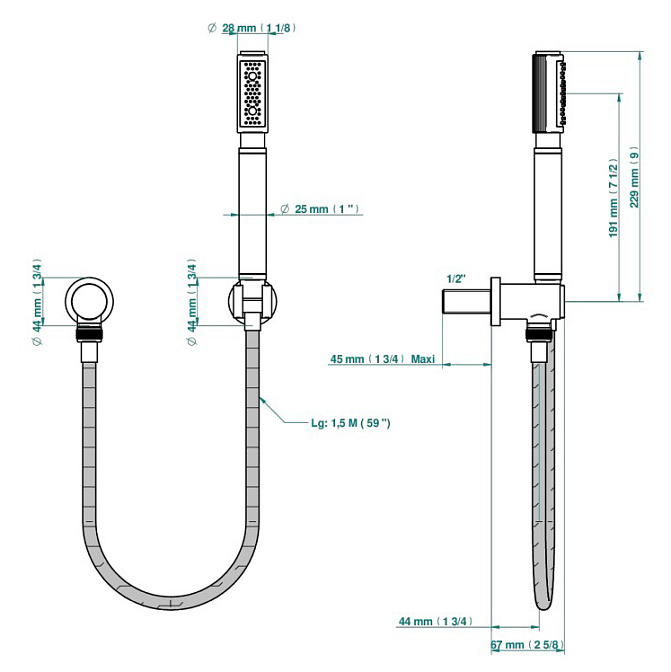 Встраиваемый смеситель THG  - фото-2 | interior market