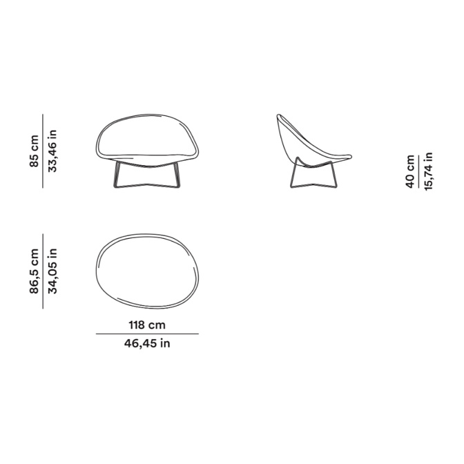 Кресло Tacchini ISOLA - фото-4 | interior market