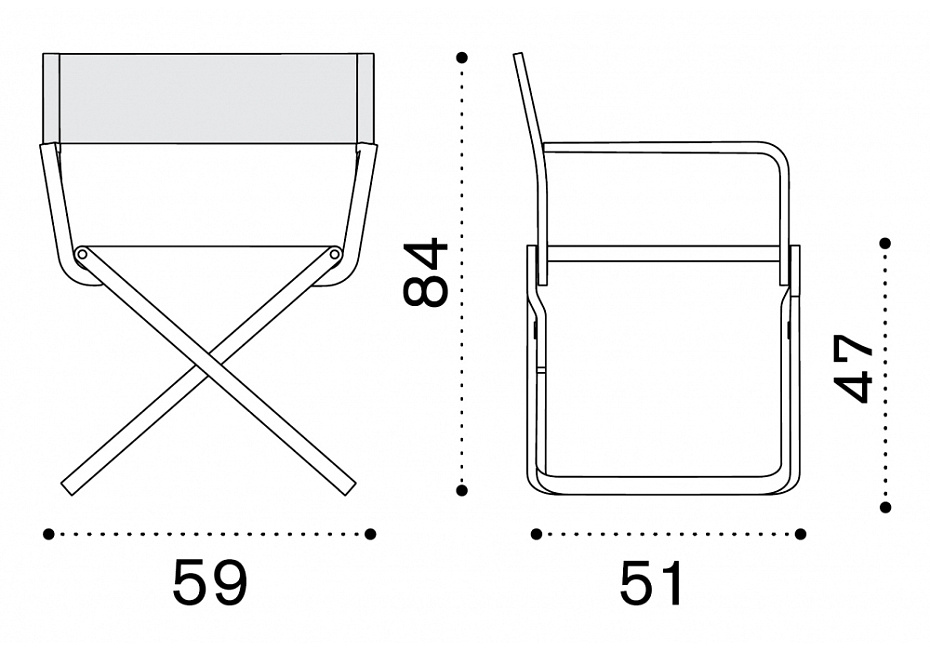 Стул складной для улицы Ethimo Studios - фото-4 | interior market