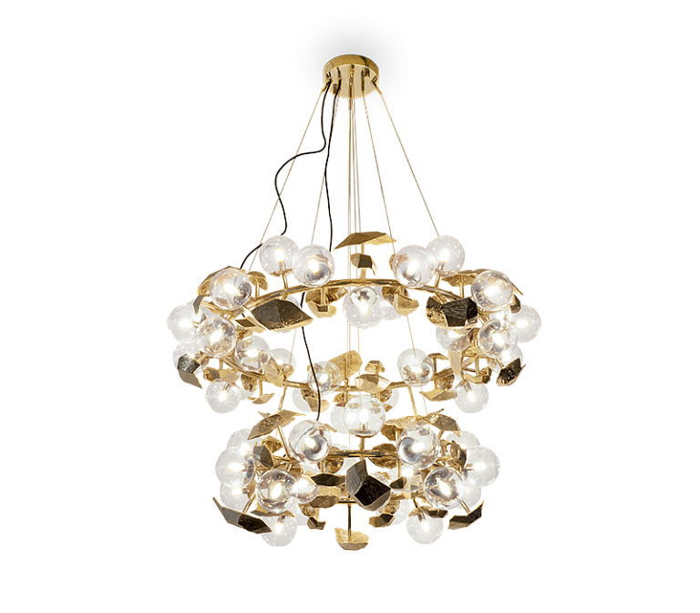 Потолочный светильник  Boca do Lobo Hera Round II Suspension Lamp - фото-4 | interior market