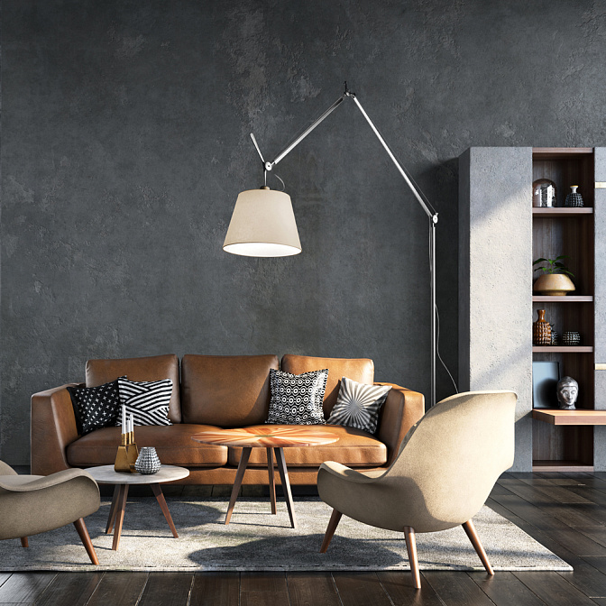 Торшер  Artemide Tolomeo Floor Mega - фото-3 | interior market