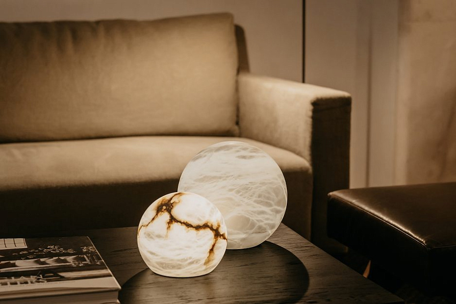 Настольная лампа United Alabaster WIRELESS MOON - фото-2 | interior market