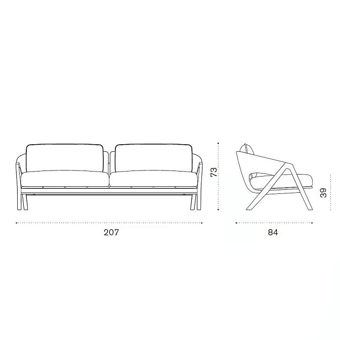 Диван для улицы Ethimo Knit - фото-4 | interior market