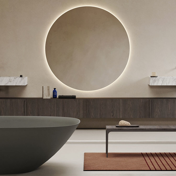Зеркало для ванной Inbani STRATO - фото-2 | interior market