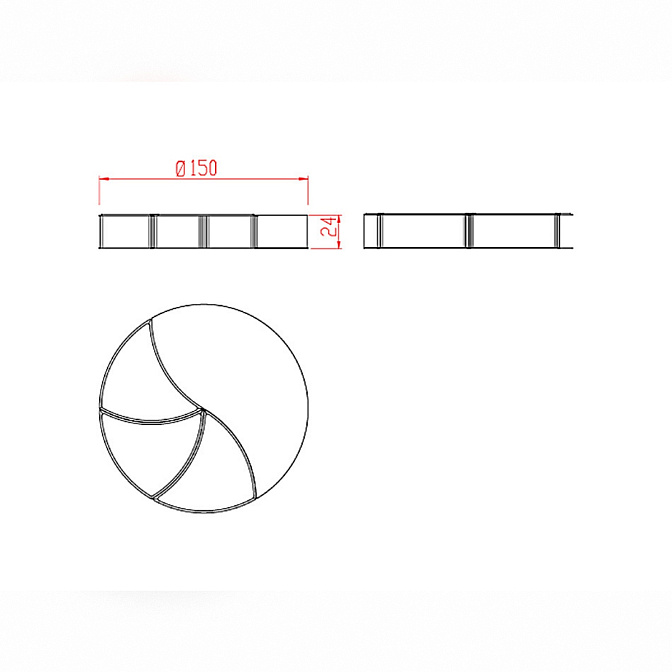 Кофейный столик JNL Trideline - фото-4 | interior market